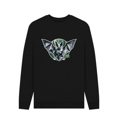 Black Grey Long-Eared Bat Men's Sweater