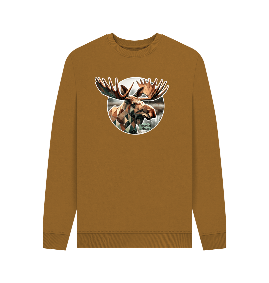 Brown Guardian Elk Men's Sweater