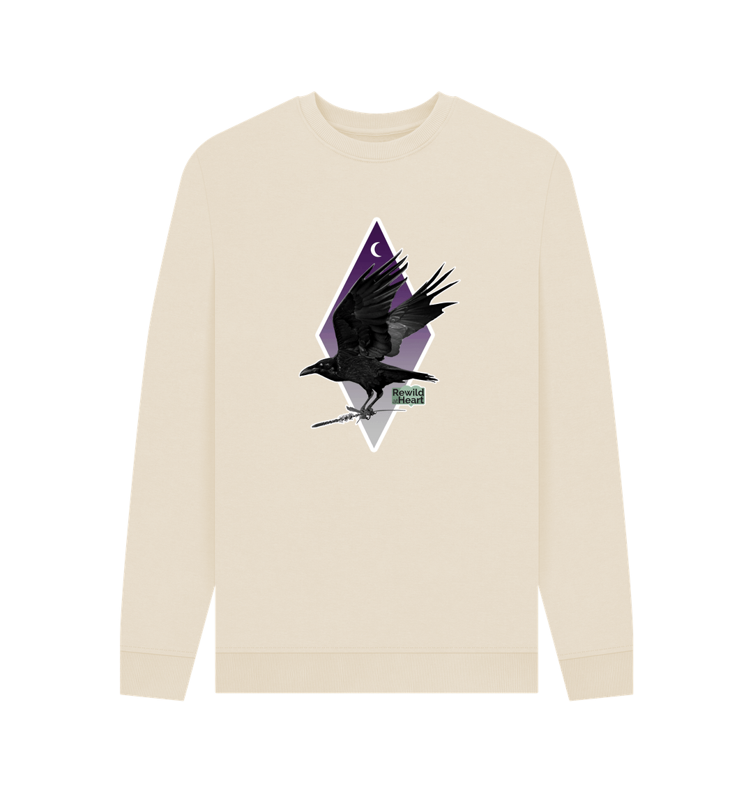 Oat Raven Moon Crescent Men's Sweater