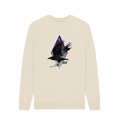 Oat Raven Moon Crescent Men's Sweater