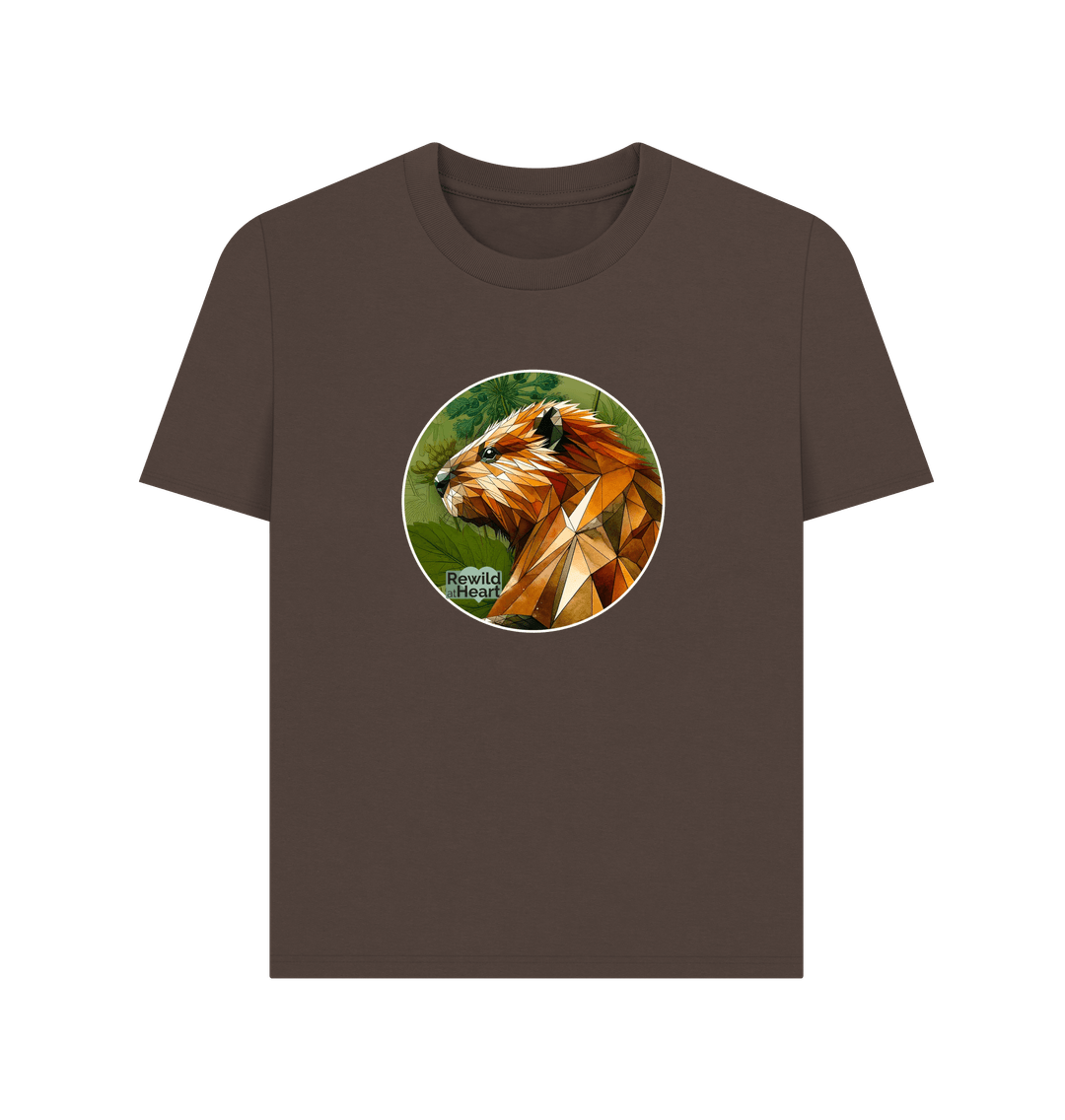 Chocolate Beaver Botanical Women's Classic T-Shirt