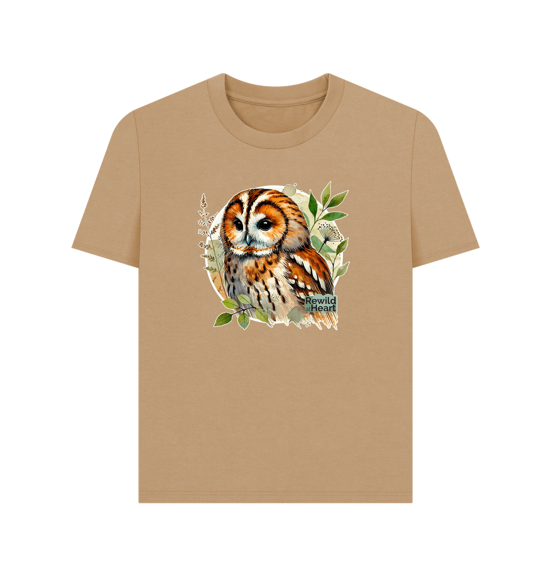 Sand Tawny Owl Forest Women's Classic T-Shirt