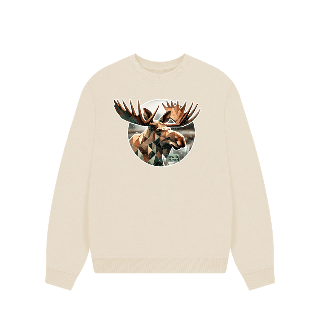 Oat Guardian Elk Women's Oversized Jumper