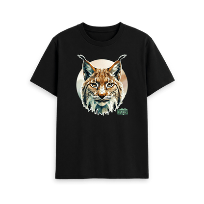 Black Printed T-shirt Front
