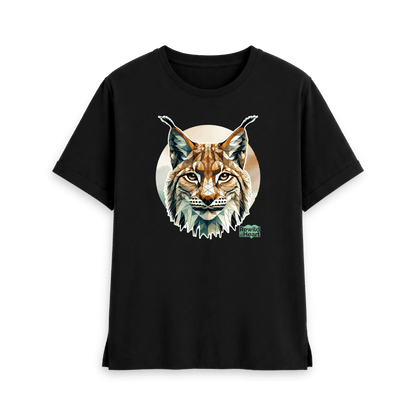 Black Printed T-shirt Front