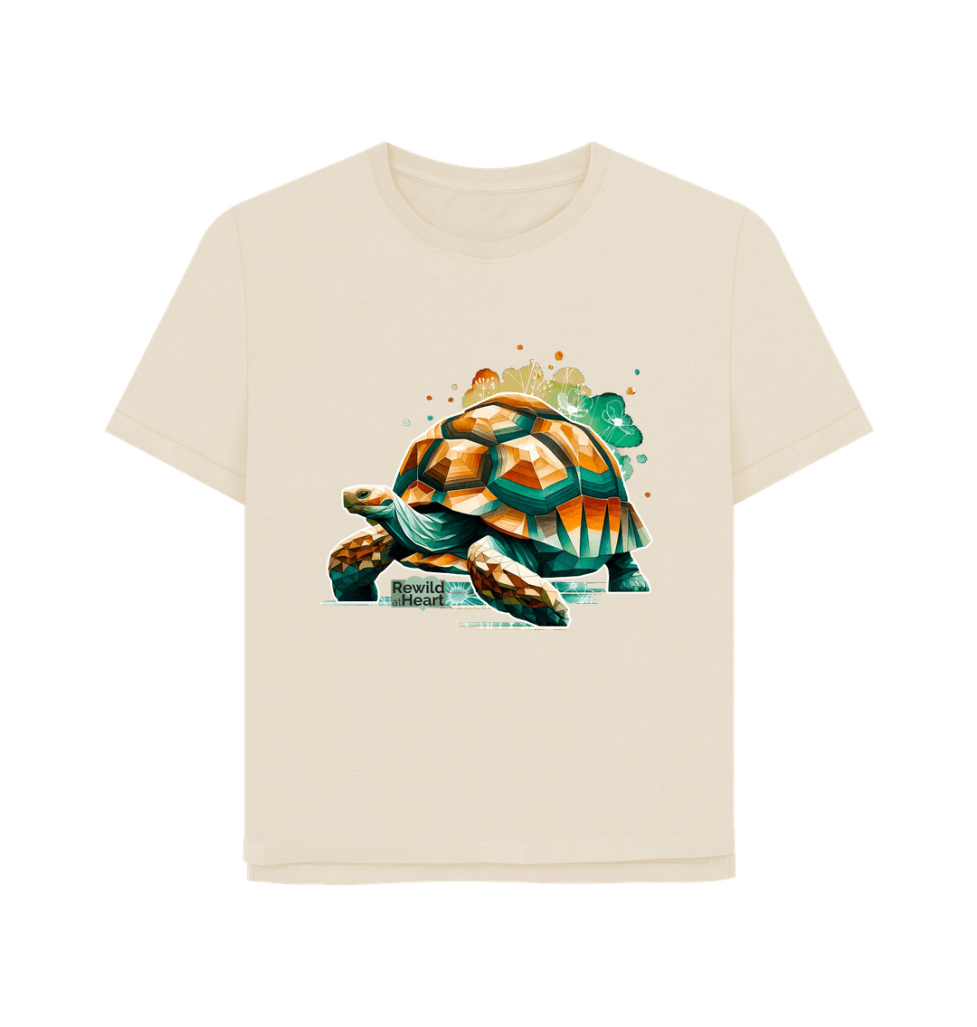 Oat Giant Tortoise Wildflower Women's Relaxed-Fit T-Shirt