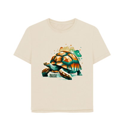 Oat Giant Tortoise Wildflower Women's Relaxed-Fit T-Shirt