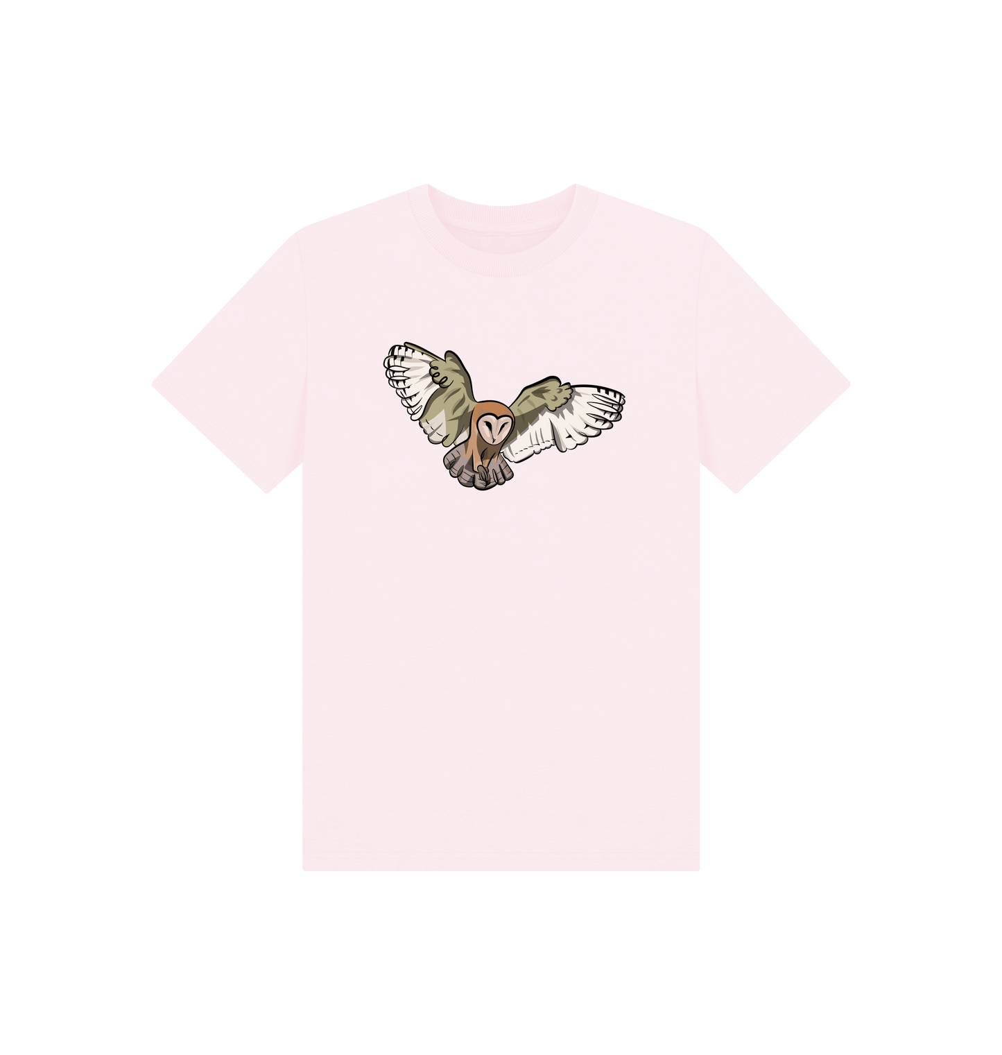 Pink Printed Kids T-Shirt Front