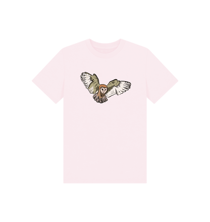 Pink Printed Kids T-Shirt Front