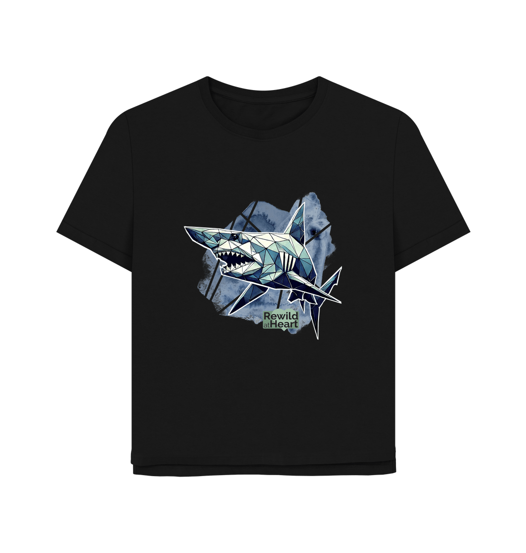 Black Goblin Shark Women's Relaxed-Fit T-Shirt