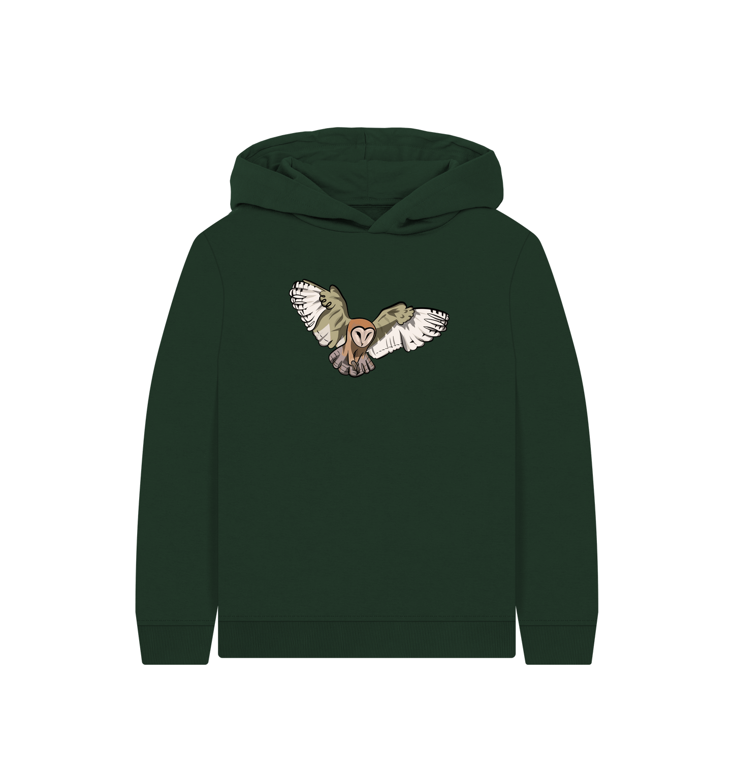 Evergreen Printed Kids Hoodie Front
