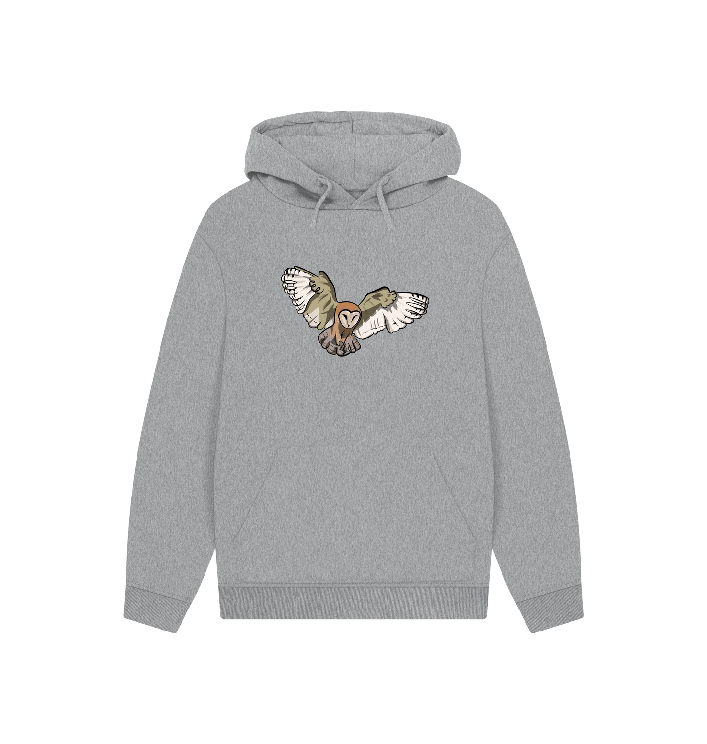 Athletic Grey Printed Hoody Front