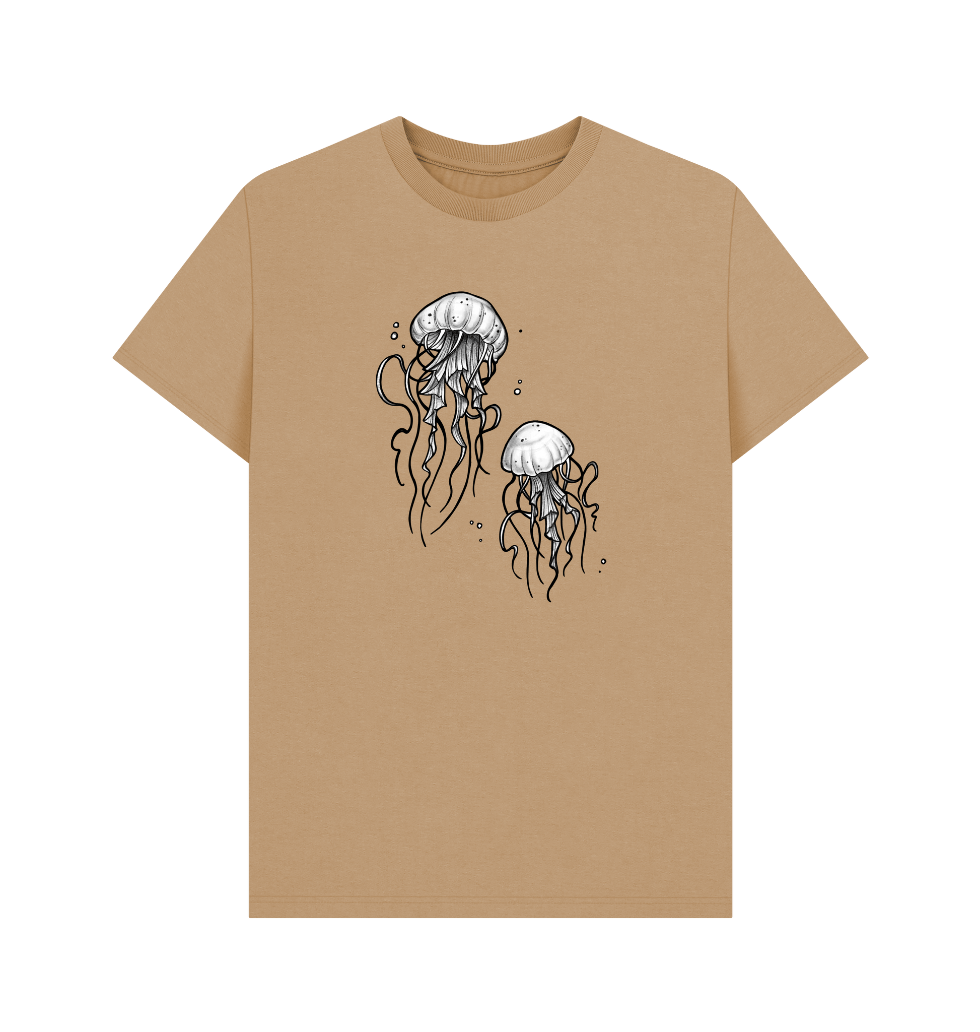 Sand Printed T-shirt Front