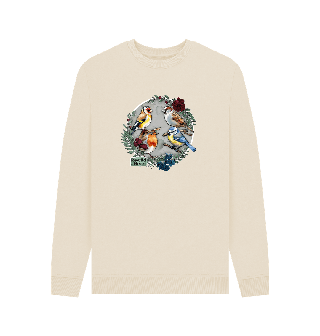 Oat Printed Sweater Front