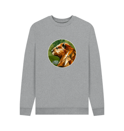 Light Heather Beaver Botanical Men's Sweater