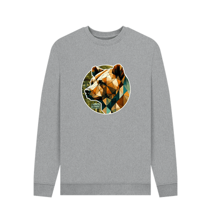 Light Heather Printed Sweater Front