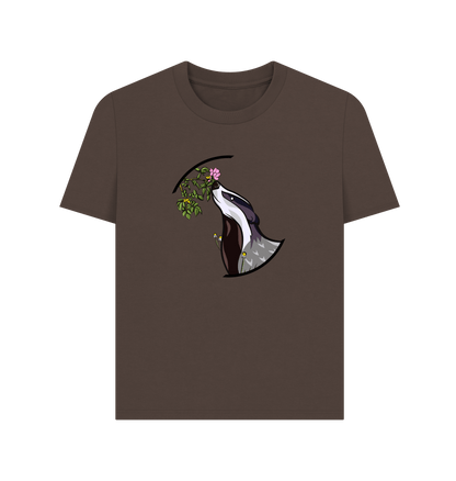 Chocolate Printed T-shirt Front