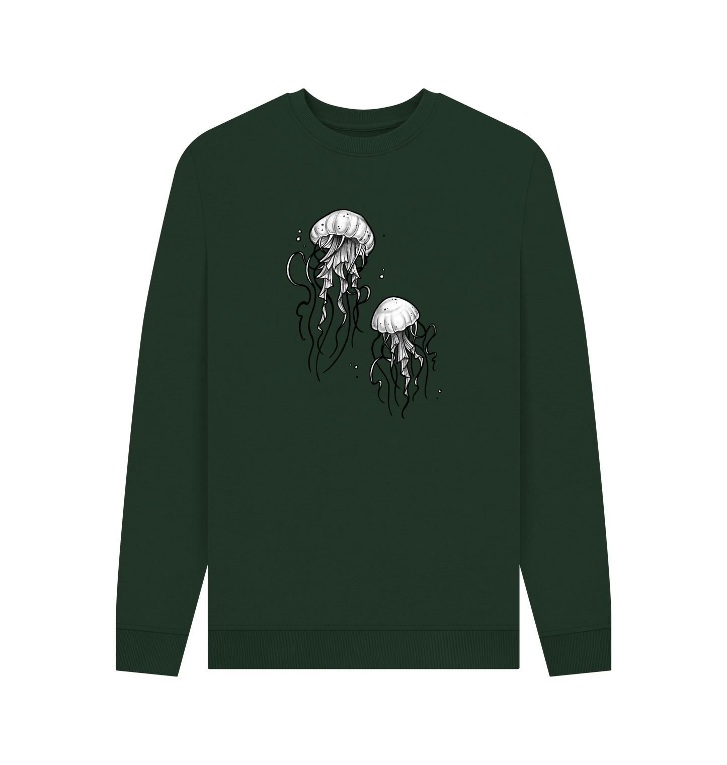 Evergreen Printed Sweater Front