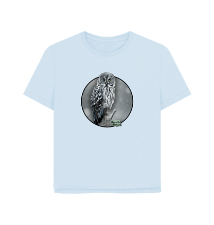 Sky Blue Printed T-shirt