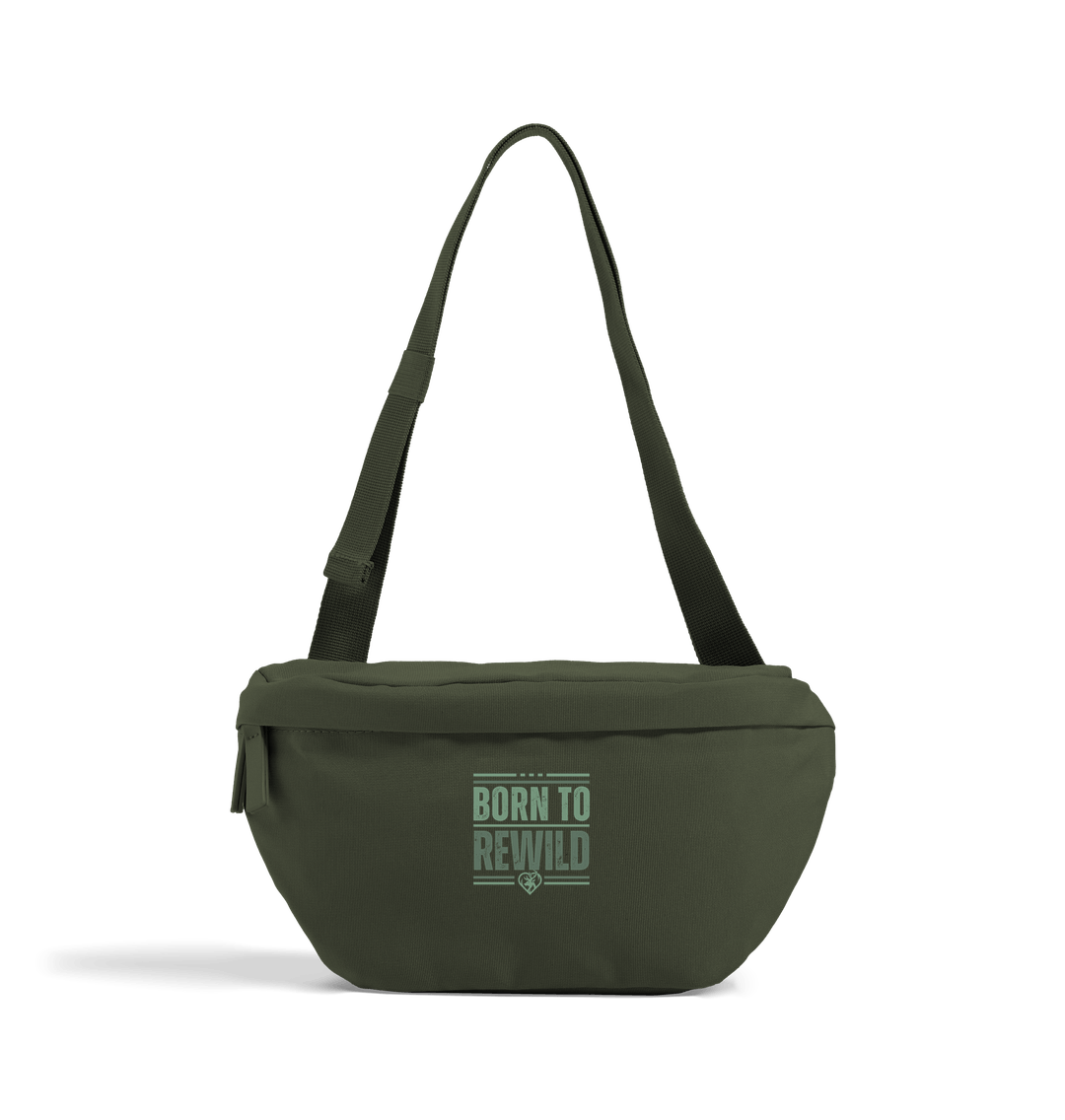 Pine Green Born to Rewild Cross-Body Bag