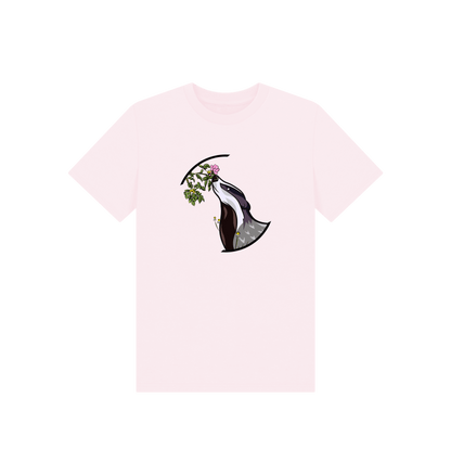 Pink Printed Kids T-Shirt Front