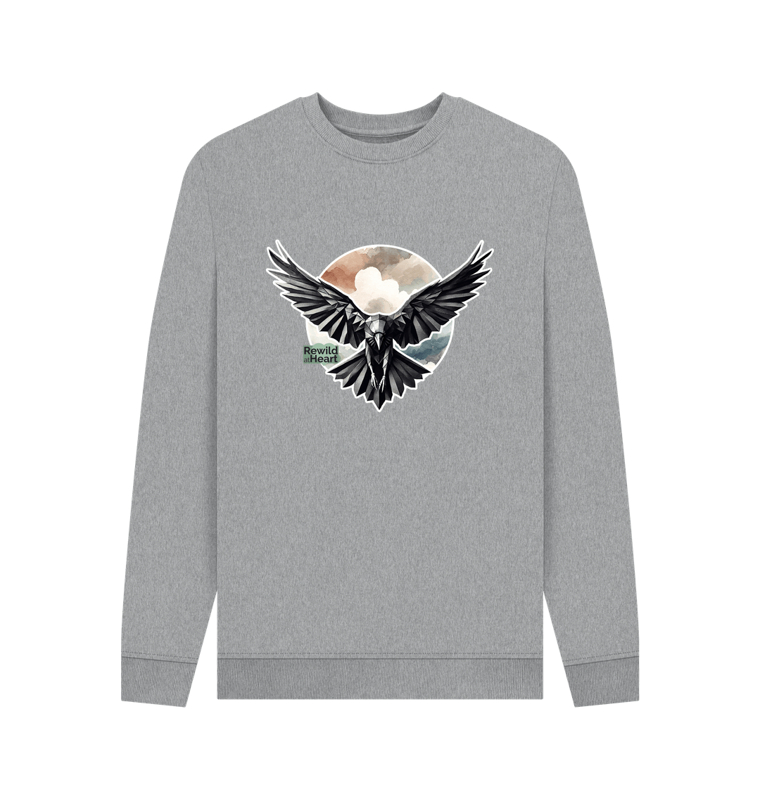 Light Heather Raven Flight Men's Sweater