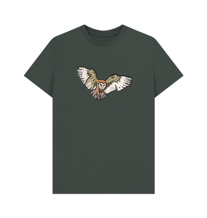 Dark Grey Printed T-shirt Front