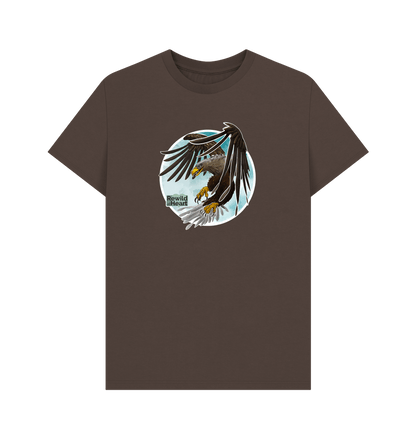 Chocolate White-Tailed Eagle Flight Men's T-Shirt