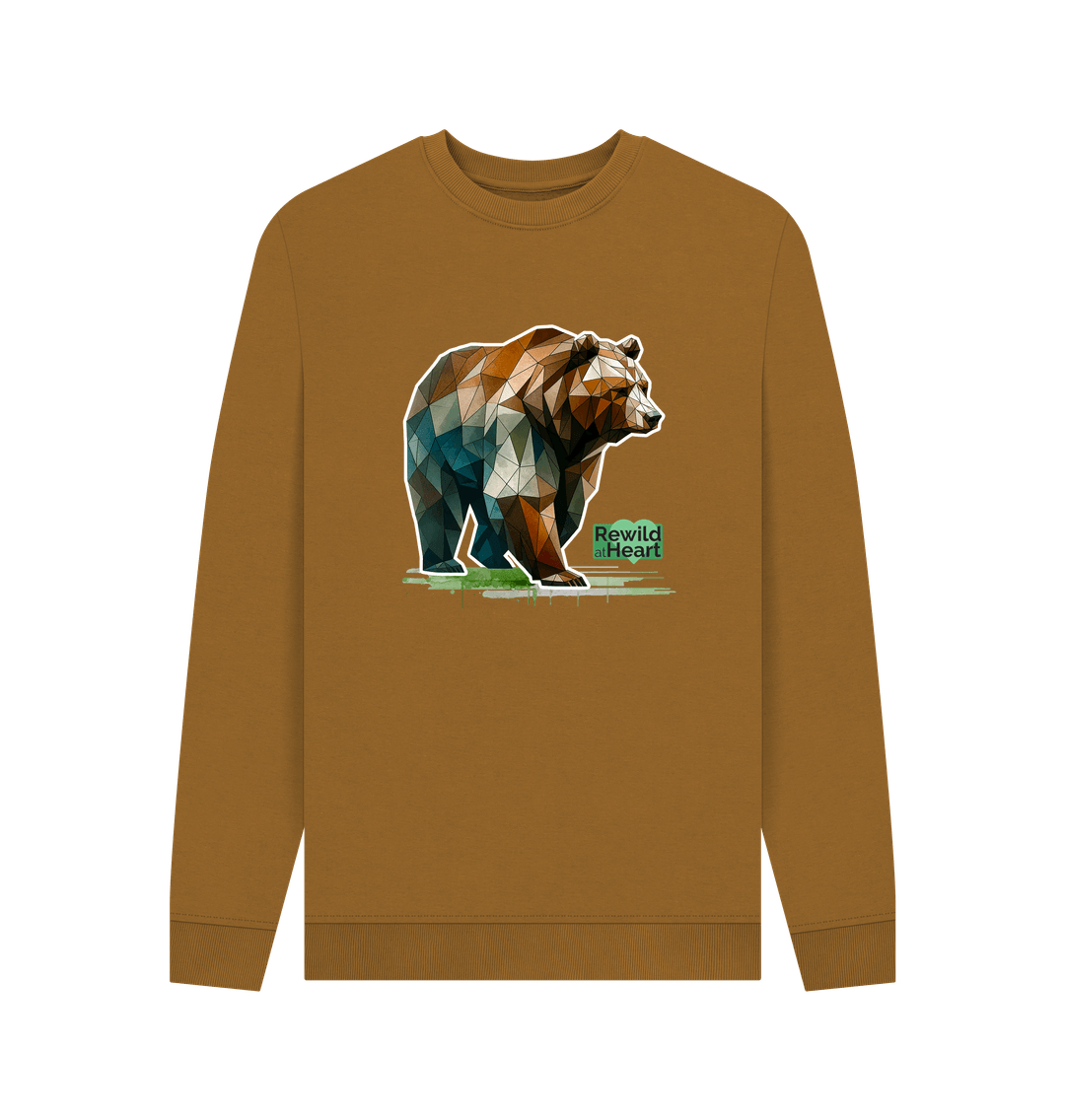 Brown Spirit of the Brown Bear Men's Sweater