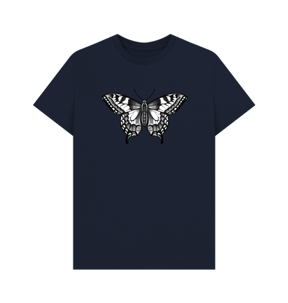 Navy Blue Printed T-shirt Front