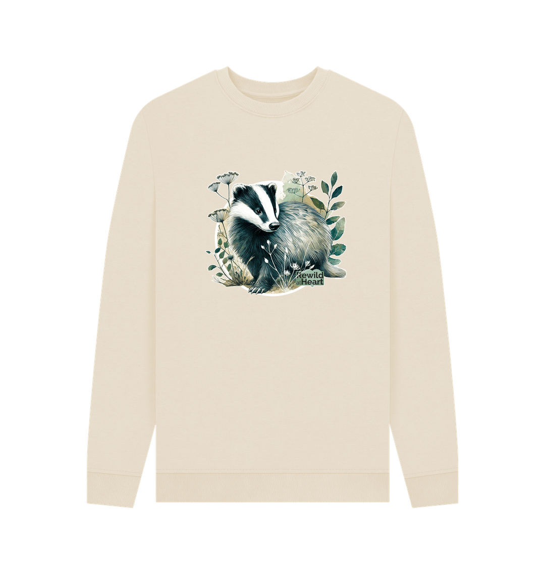 Oat Printed Sweater Front