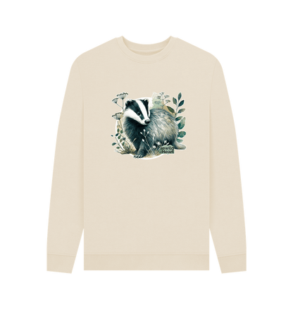 Oat Printed Sweater Front