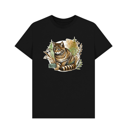 Black Wildcat Wilderness Men's T-Shirt