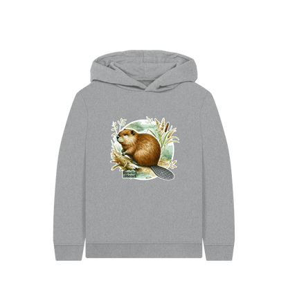 Athletic Grey Beaver Riverbank Kids Hoodie