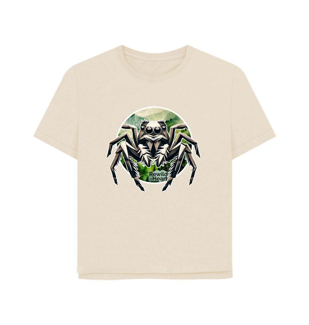 Oat Wild Jumping Spider Women's Relaxed-Fit T-Shirt