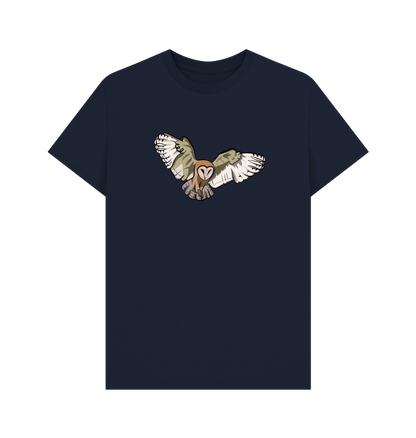 Navy Blue Printed T-shirt Front