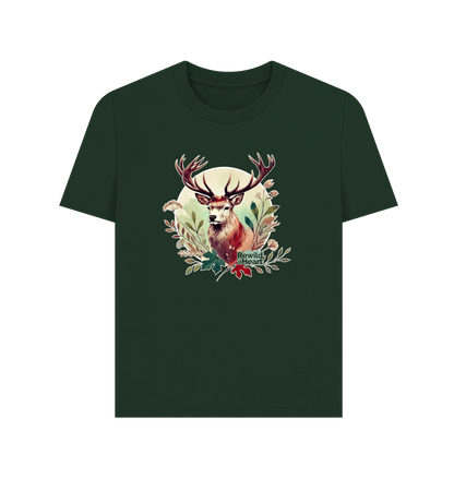 Evergreen Red Deer Stag Spirit Women's Classic T-Shirt