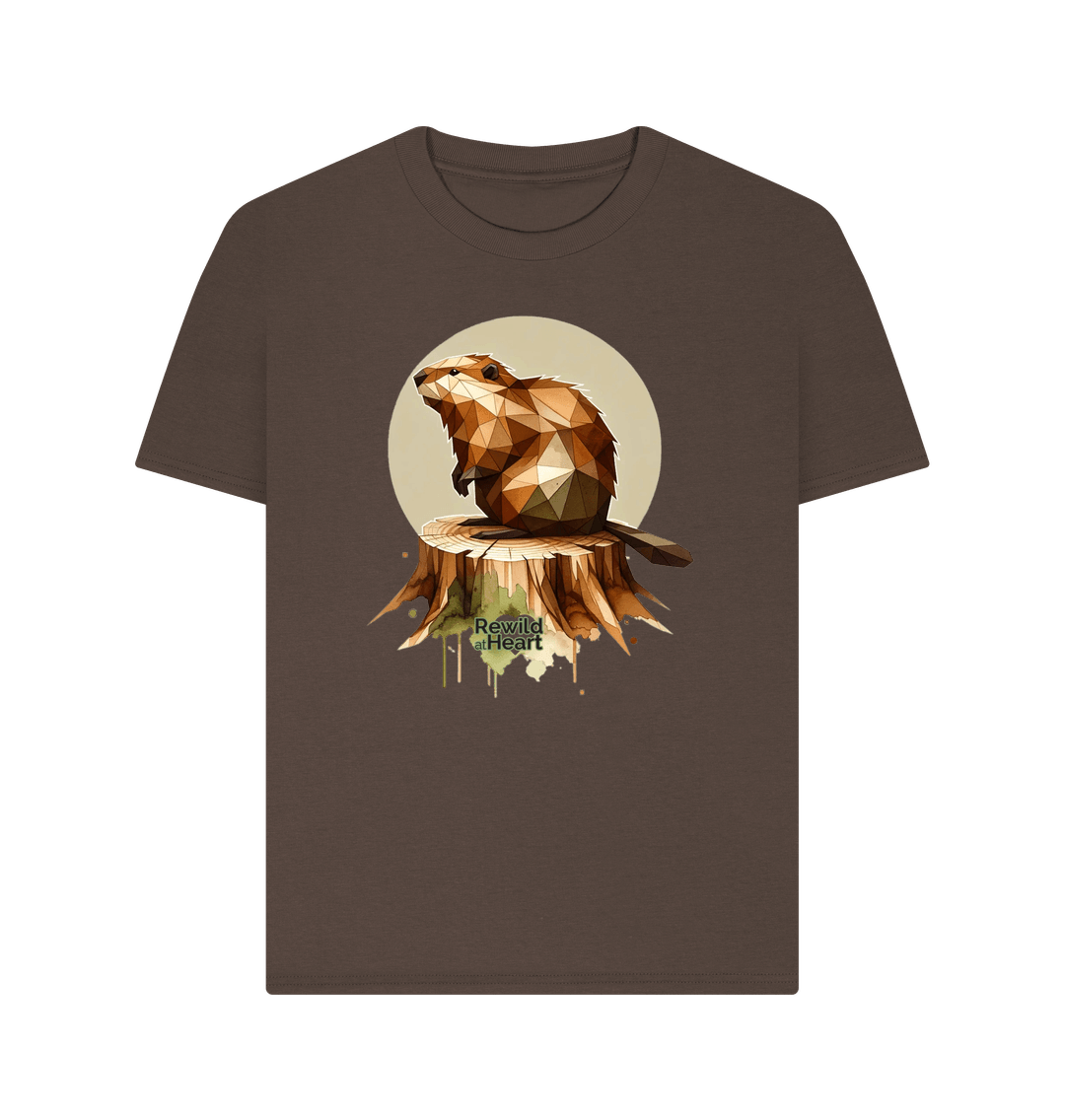 Chocolate Wild Beaver | Women's Classic T-Shirt