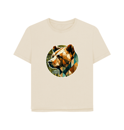 Oat Brown Bear Forest Women's Relaxed-Fit T-Shirt