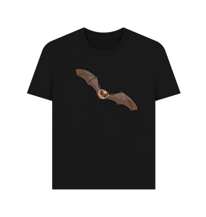 Black Printed T-shirt Front