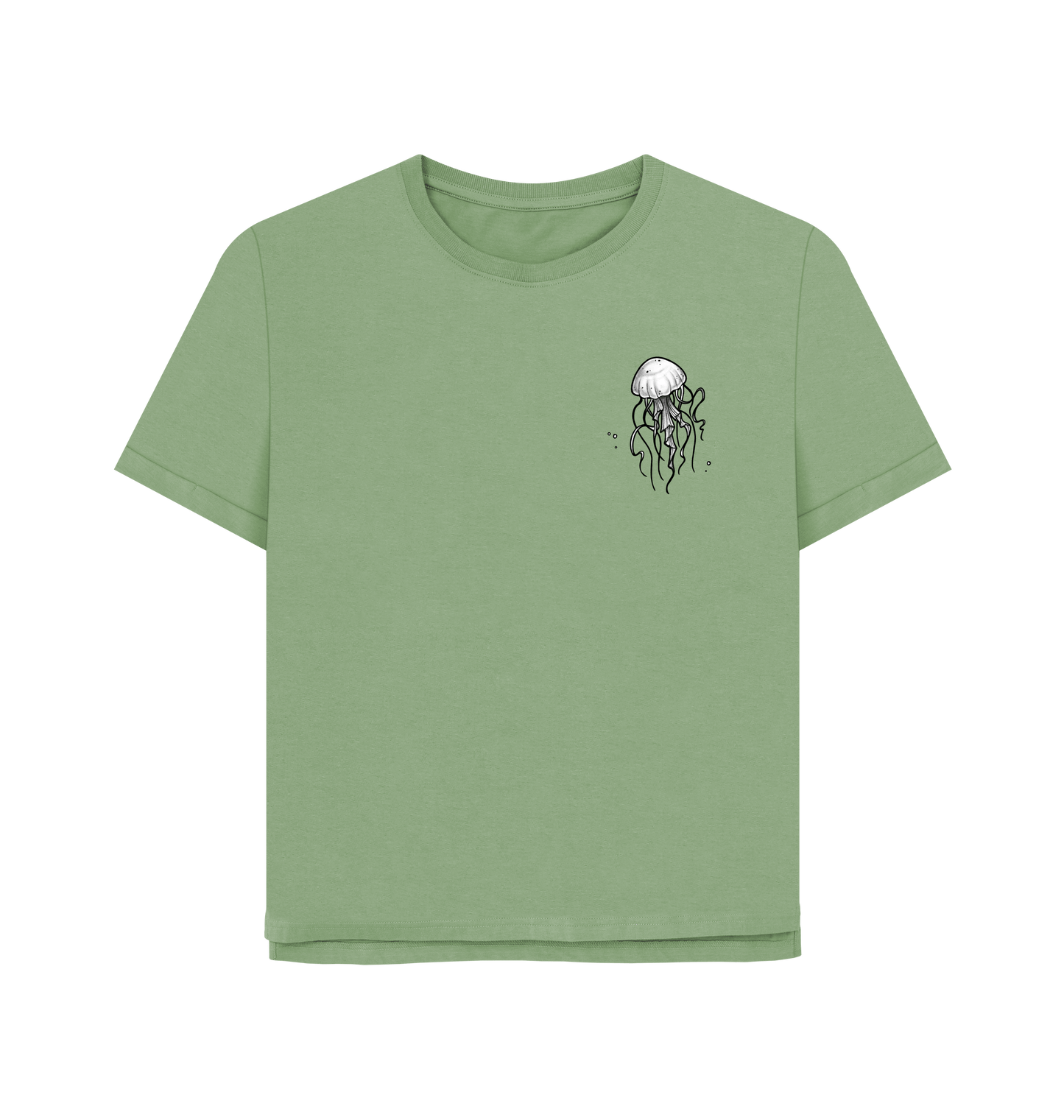 Sage Printed T-shirt Front