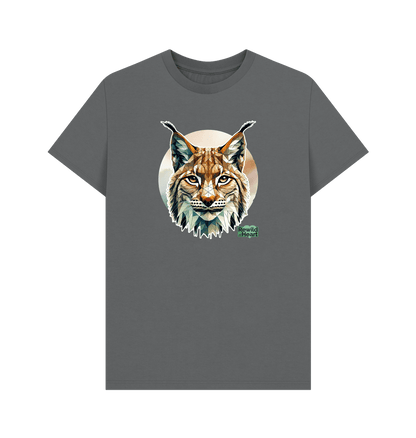 Slate Grey Primal Lynx Men's T-Shirt