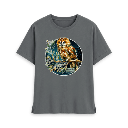 Slate Grey Printed T-shirt Front