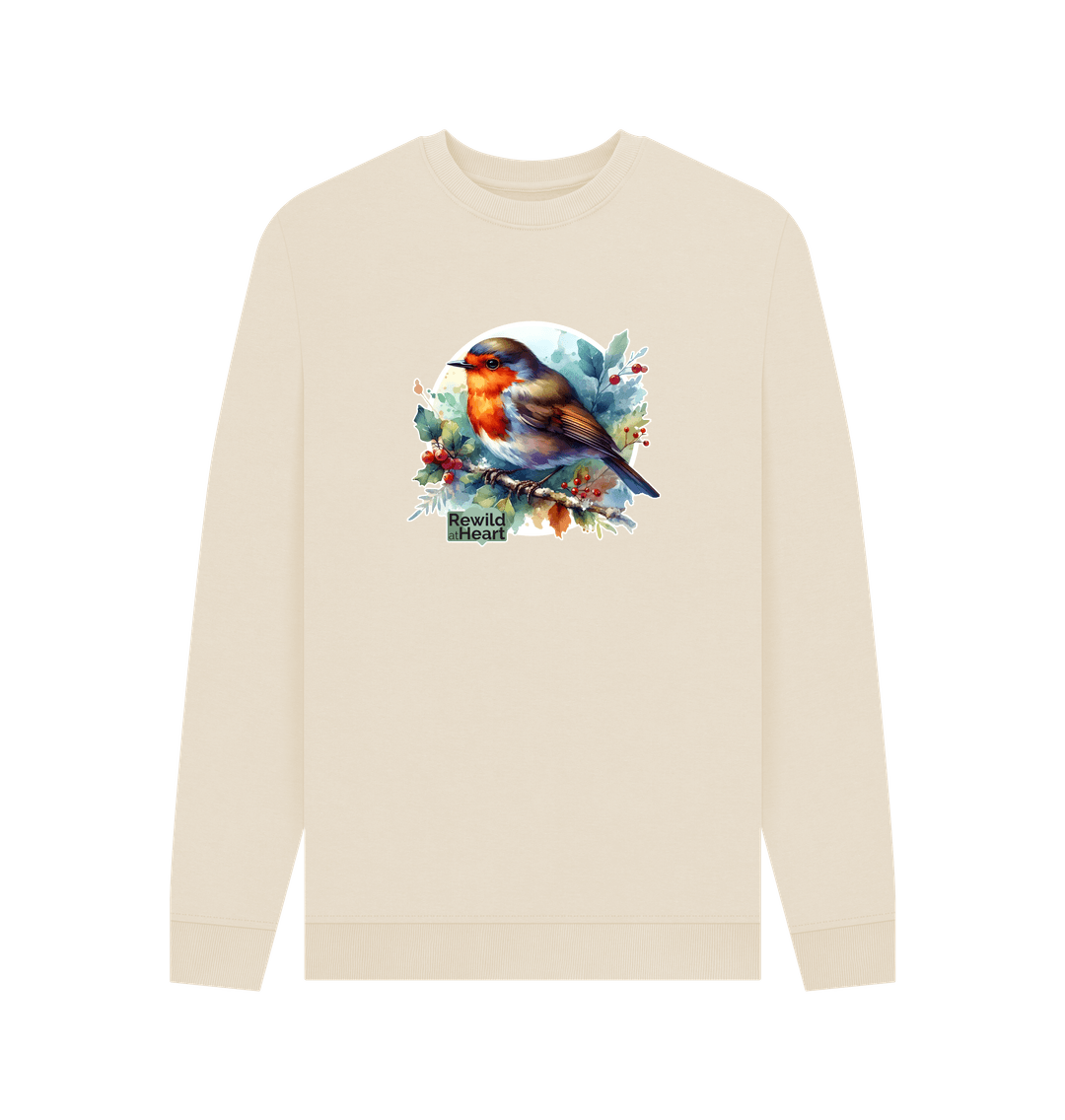 Oat Robin Redbreast Men's Sweater