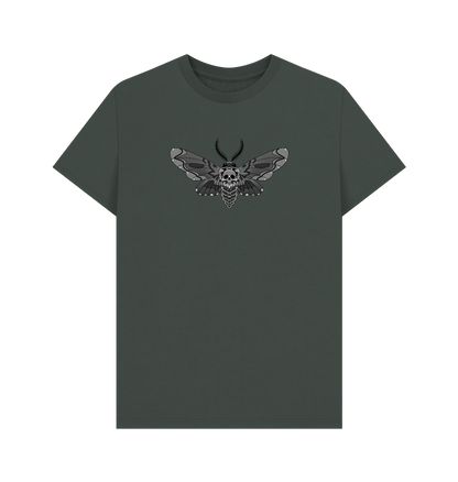 Dark Grey Printed T-shirt Front