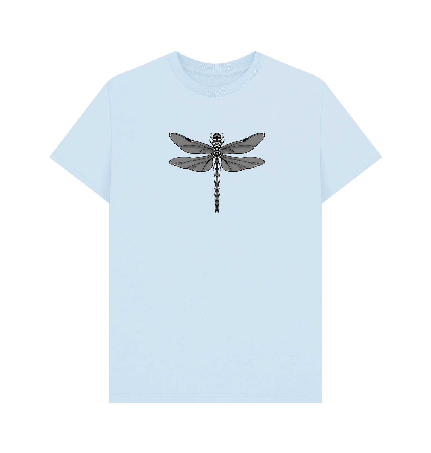 Sky Blue Printed T-shirt Front