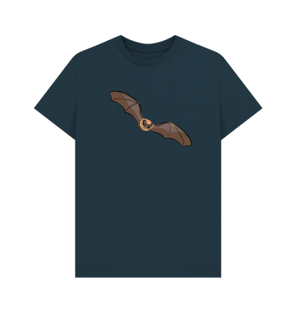 Denim Blue Printed T-shirt Front