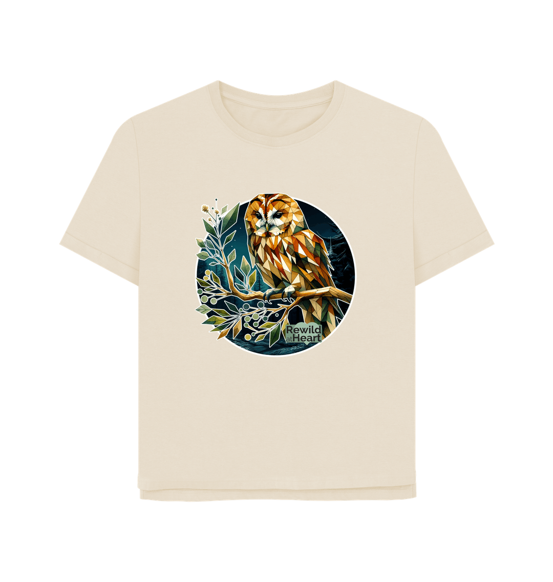 Oat Tawny Owl Women's Relaxed-Fit T-Shirt