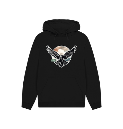 Black Raven Flight Hoodie