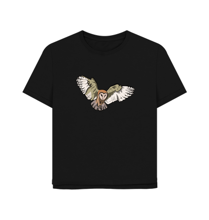 Black Printed T-shirt Front